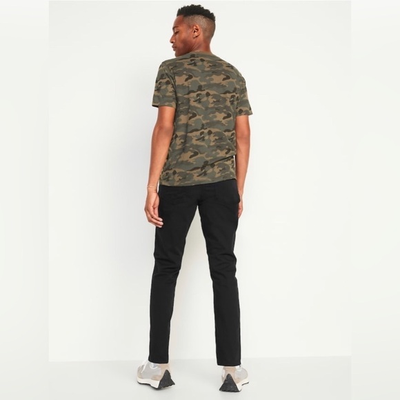 NWT! Black Athletic Taper Non-Stretch Five-Pocket Pants  - Size 33 x 34 🩵 - Picture 3 of 4